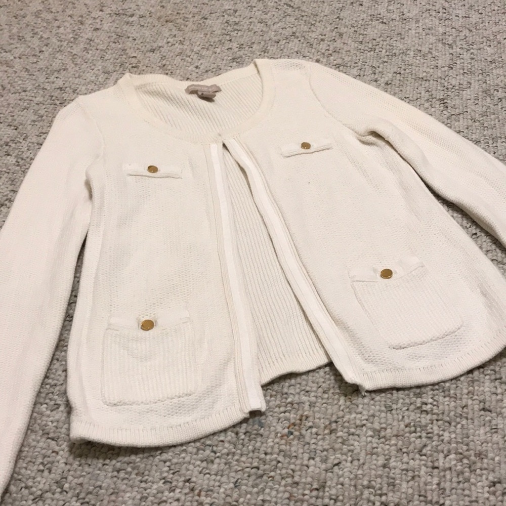 Banana Republic Cream Cardigan